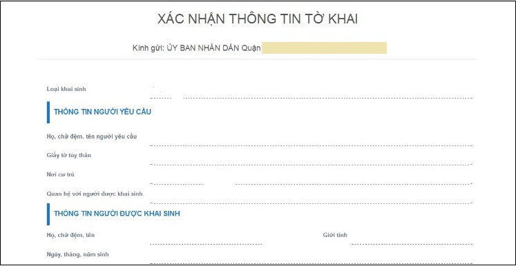 Hướng dẫn làm giấy khai sinh online tại Bắc Giang năm 2022