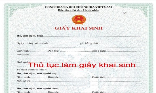 Các loại giấy tờ để làm khai sinh cho trẻ em tại Bắc Giang