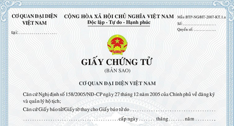 Thủ tục đăng ký khai tử tại UBND cấp xã Bắc Giang