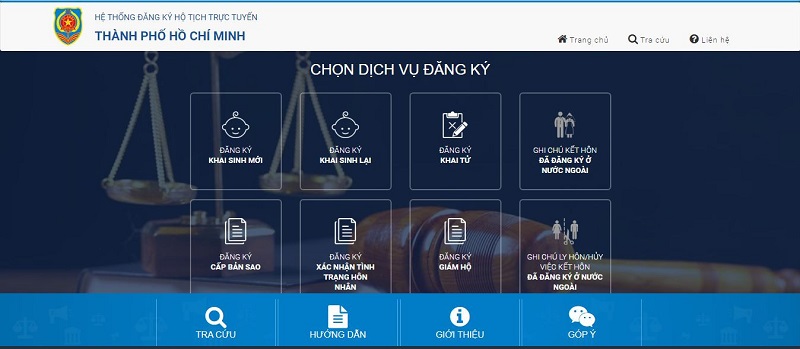 Thủ tục khai tử online tại Bắc Giang